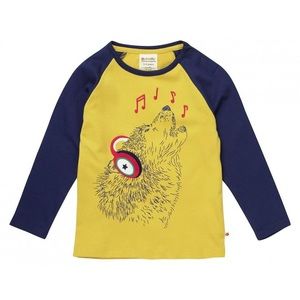 NWT Ruum Girls Size 3 Years 4 Years 3T 4T Colorful Fleece Raglan Crew Shirt Top
